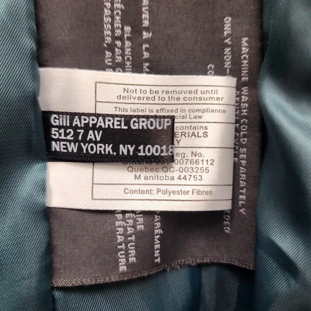 Women Marc New York Andrew Green Qiulted Coat, Removaable Hood, Pockets,...